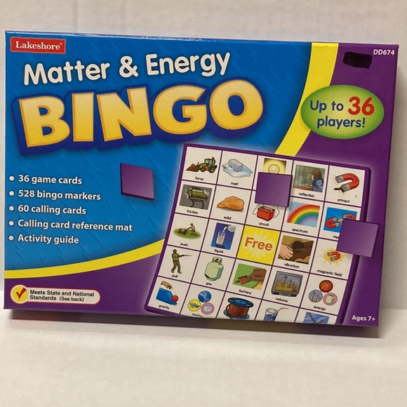 Lakeshore Matter and Energy Bingo Game - Picture 1 of 6
